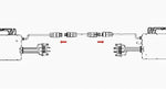 Laden Sie das Bild in den Galerie-Viewer, Betteri BC01 Stecker Kupplung 3 Polig zum Verbinden von Zwei Wechselrichtern Buchse Female + Stecker Male IP67
